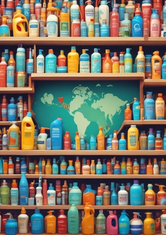 Household cleaning products and cosmetics to nurture your body to 