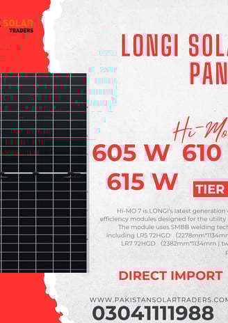 Longi Himo 7 Solar Panels