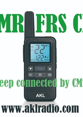 a radio with the words pmr on it