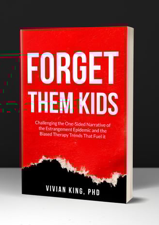 red 'f them kids' by vivian king's book cover 