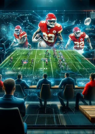 Chiefs' high-tech strategy session for Super Bowl 2025.