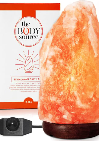 a himalayan salt lamp