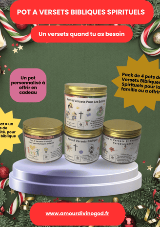 Pot de verset biblique pour toutes la famille