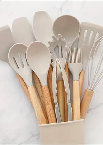 silicone kitchen utensils set