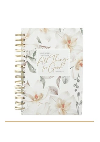 floral spiral journals for women, gifts for women, gifts for mom, gifts for her