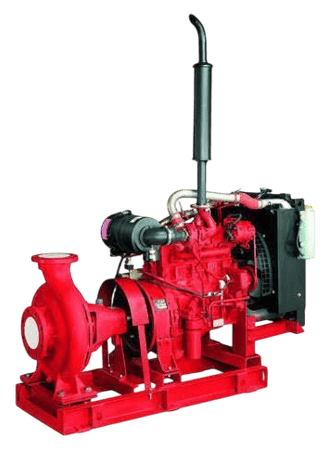 Fire Engine Pump Set of SK Fire Protection Shown In This Picture