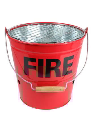 Fire Bucket of SK Fire Protection Shown In This Picture