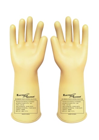 Electrical Hand Gloves of SK Fire Protection Shown In This Picture