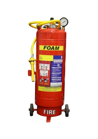 Foam-Wheeled-Fire-Extinguisher of SK Fire Protection Shown In This Picture