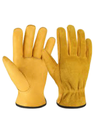 Leather-Gloves of SK Fire Protection Shown In This Picture