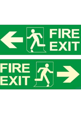 Directional Signs Board SK Fire Protection Shown In This Picture