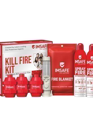 Home- Office Fire Safety Kit of SK Fire Protection Shown In This Picture