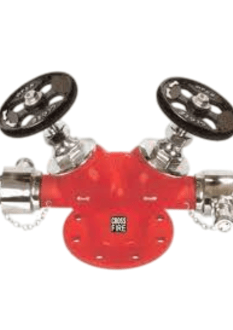 CAP With SqueezeGrip Valve Type Double Hydrant Valve of SK Fire Protection Shown In This Picture