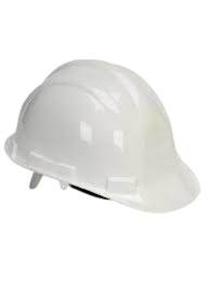 White-Fire-Safety-Helmet of SK Fire Protection Shown In This Picture