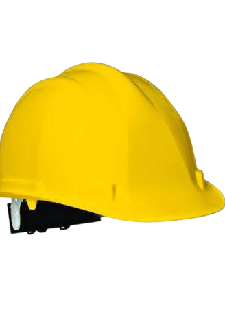 Yellow-Fire-Safety-Helmet of SK Fire Protection Shown In This Picture