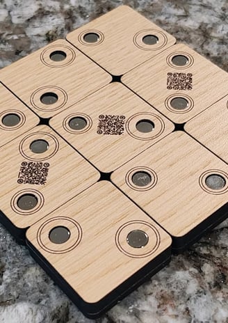 9-Plank Magnet Puzzle