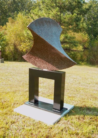 Light Before Time, sculpture by Jeff Hackney, permanent collection for the City of Wilmington, NC