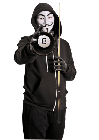 a guy in a mask mask and a billiard billiard billiard billiard