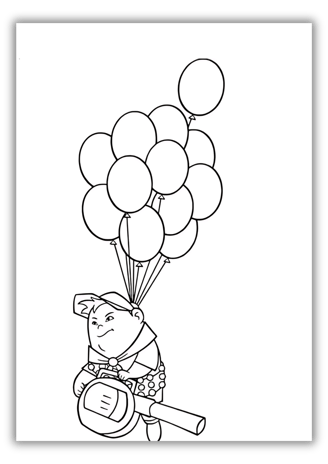Up Printable Coloring Book