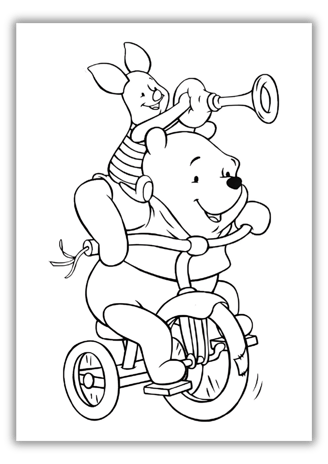 pooh bear coloring sheets
