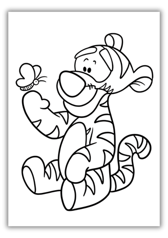 tigger printable coloring pages