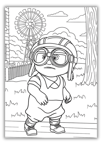 Up Cartoon Coloring Pages
