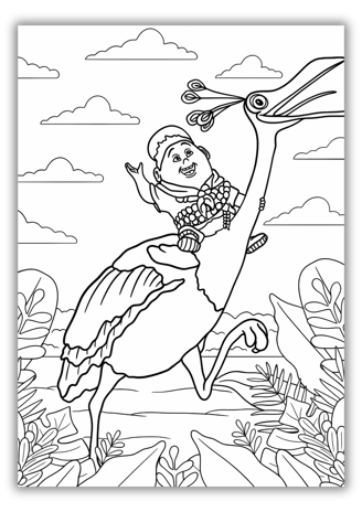 Up Characters Coloring Sheets