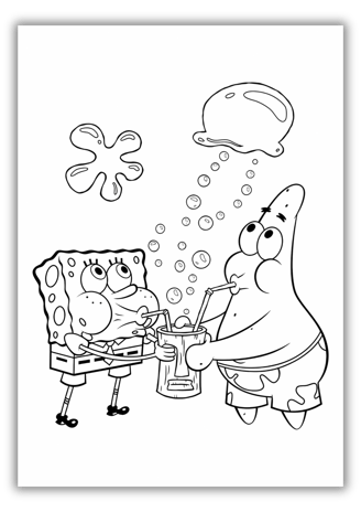sponge bob coloring pages