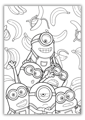 minions coloring pages