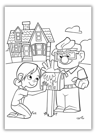 Up Movie Coloring Sheets