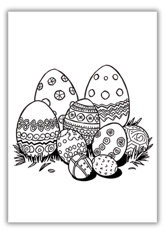 Easter Egg Colouring