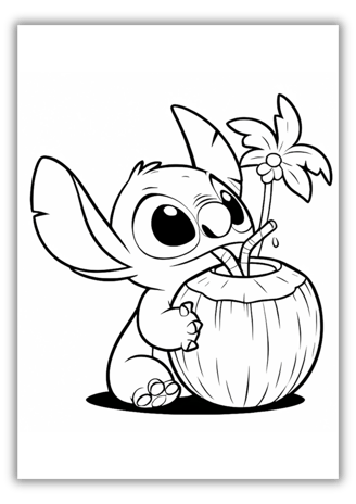 coloring sheets stitch