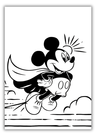 Mickey Colouring Page