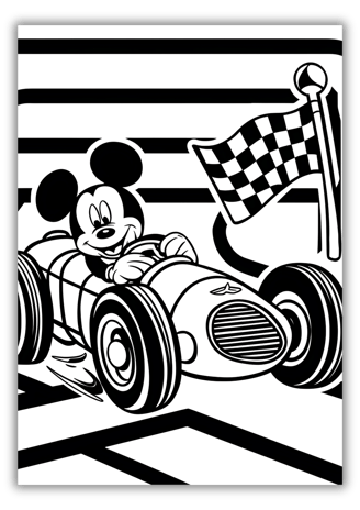 Mickey Mouse Coloring Paper