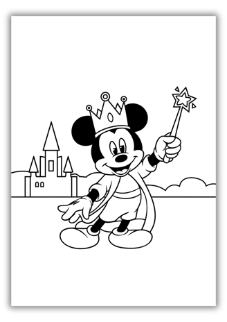 Mickey Clubhouse Coloring Pages