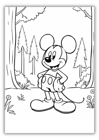 Mickey Coloring Pages