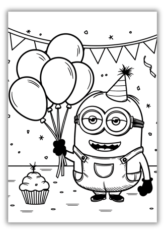 Free Printable Coloring Pages Minions