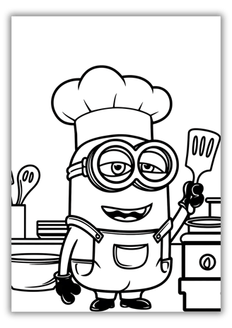 Coloring Pictures of Minions