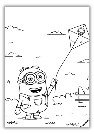 Minion Coloring Book
