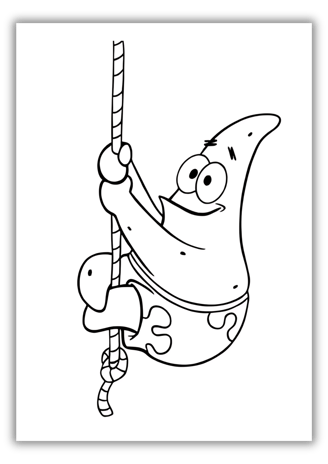 patrick star coloring pages