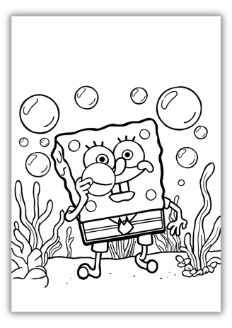 spongebob coloring book