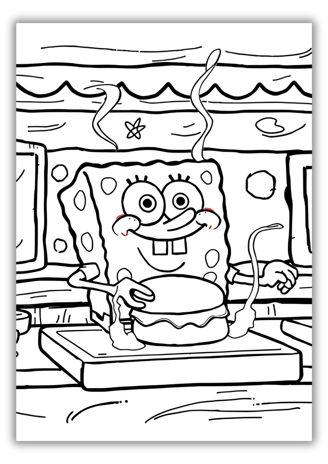 coloring spongebob