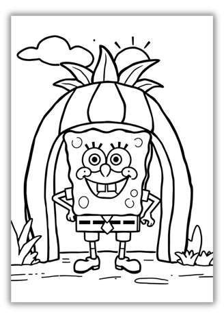 sponge bob colouring