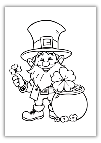 Leprechaun Images to Color