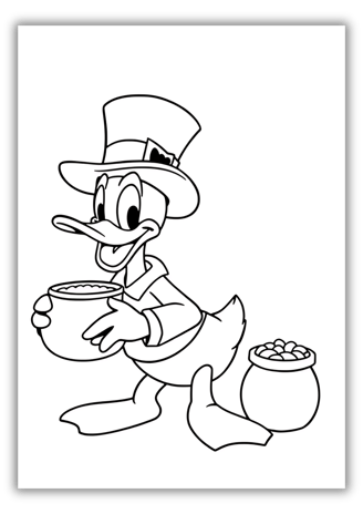 Duffy Duck St Patricks Day Coloring Pages