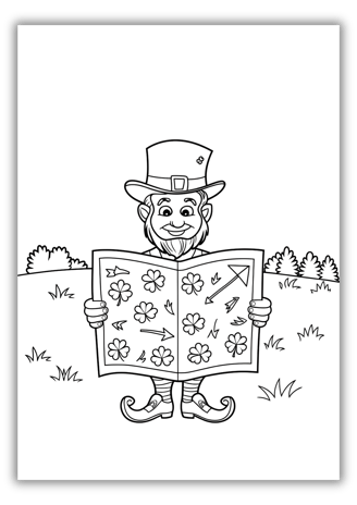 Free Leprechaun Coloring Pages