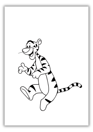 tigger printable coloring pages