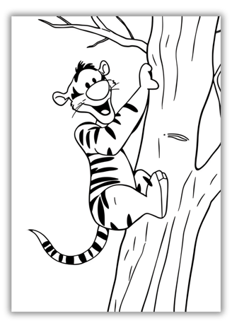 tigger winnie the pooh coloring pages