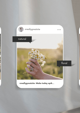 Mockup Instagram au design moderne, illustrant la gestion des réseaux sociaux
