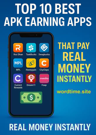 Top 10 Best APK Earning Apps that pay real money instantly in 2025